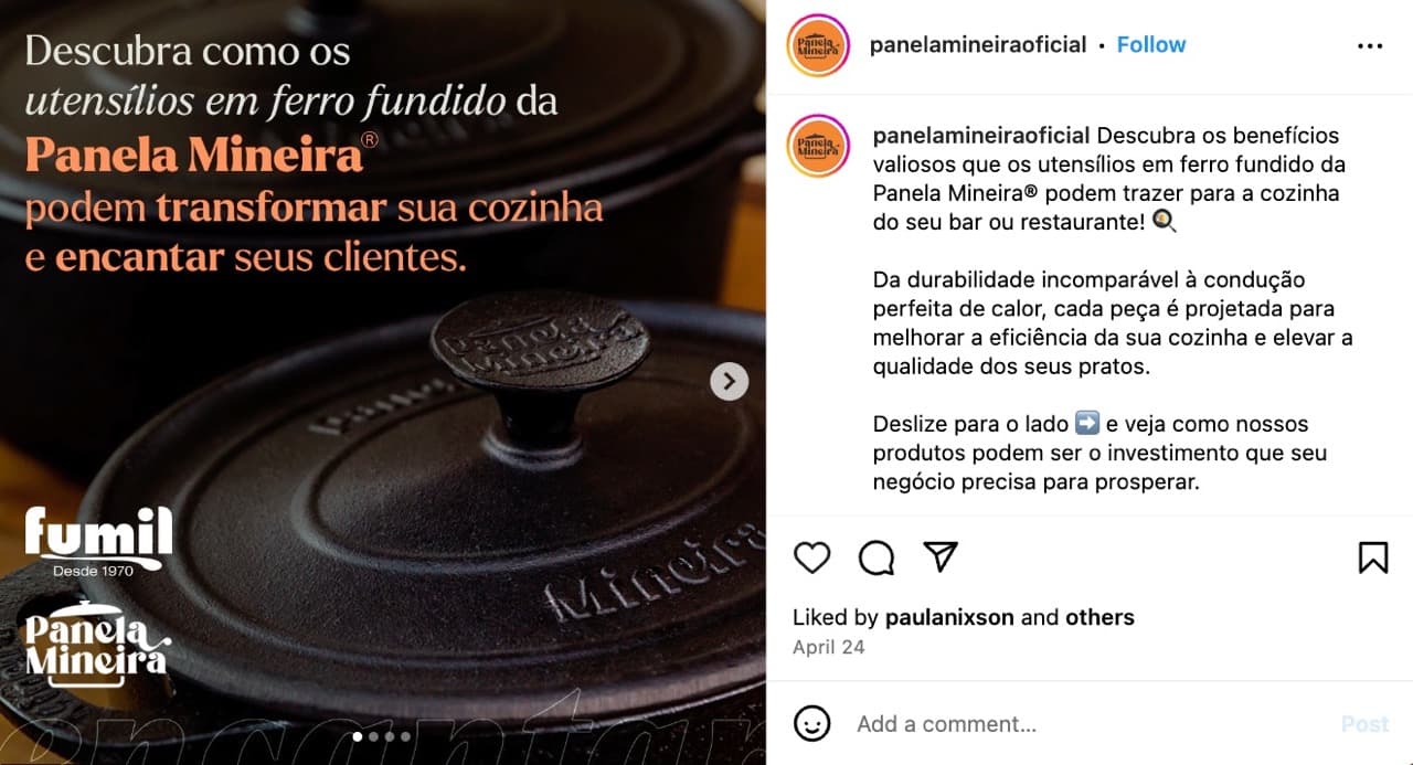 Criativo Instagram Fumil 6